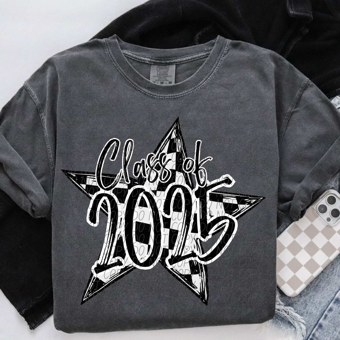 Class of 2025 Checkered SHIRT