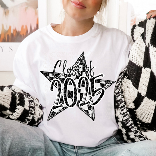 Class of 2025 Checkered SHIRT