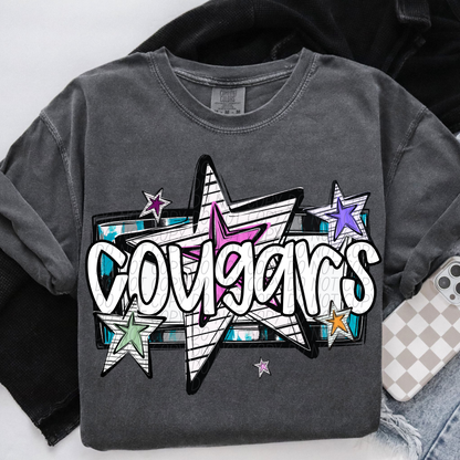 Bright Stars Mascot SHIRT Multiple Mascots to Choose from