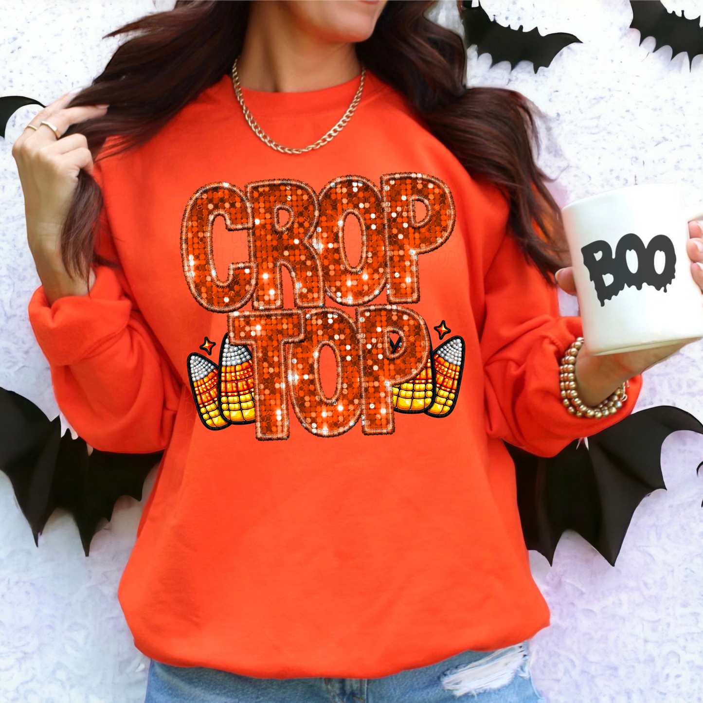 Crop Top Corn 3 Fall SHIRT