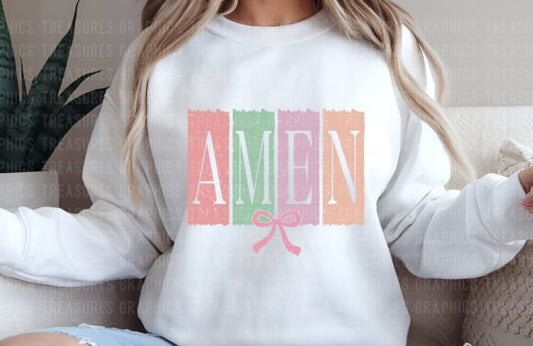 Amen Pastel Boho Coquette SHIRT
