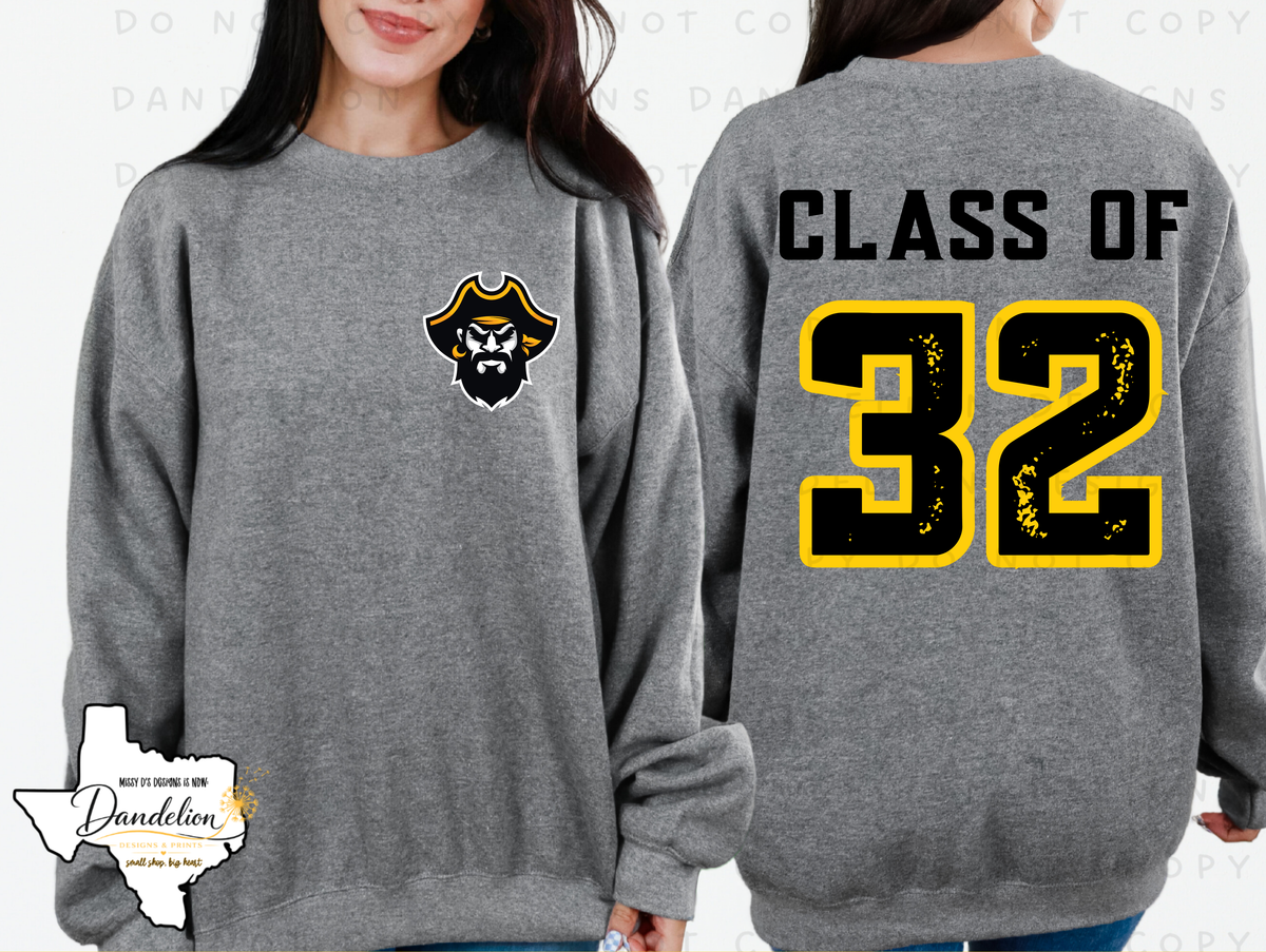 Heartland Middle School Class of 2032 Sweatshirt - Grey