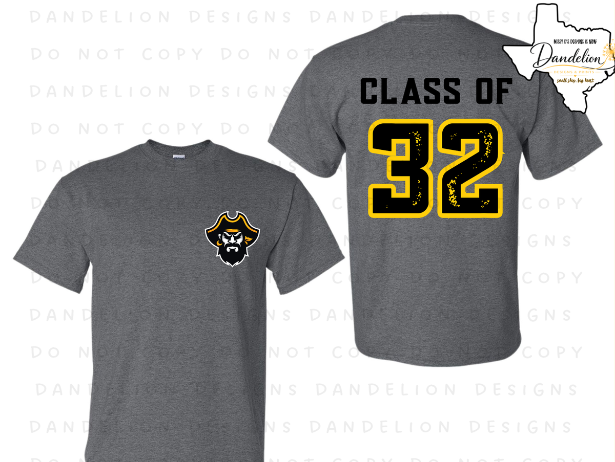Heartland Middle School Class of 2032 Shirt - Grey