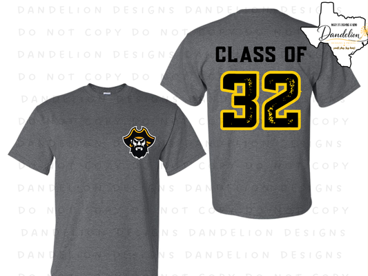 Heartland Middle School Class of 2032 Shirt - Grey