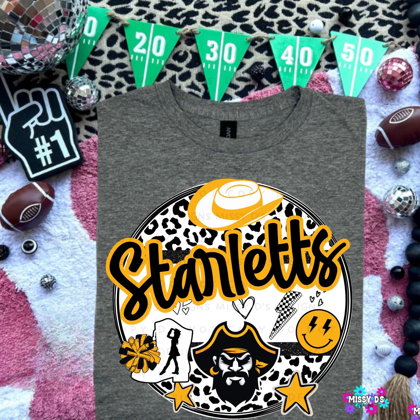 Crandall Pirates Starletts Drill Team Crewneck Sweatshirt