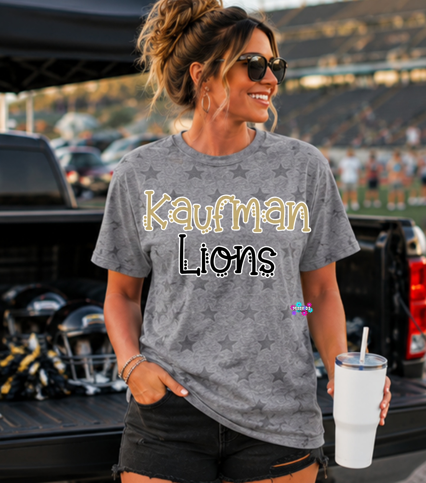 Dotted Kaufman Lions Version 2