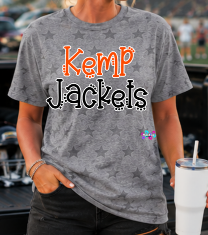 Dotted Mascot Kemp Jackets White Outline