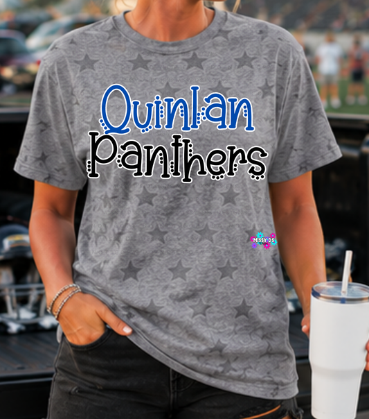 Dotted Mascot Quinlan Panthers