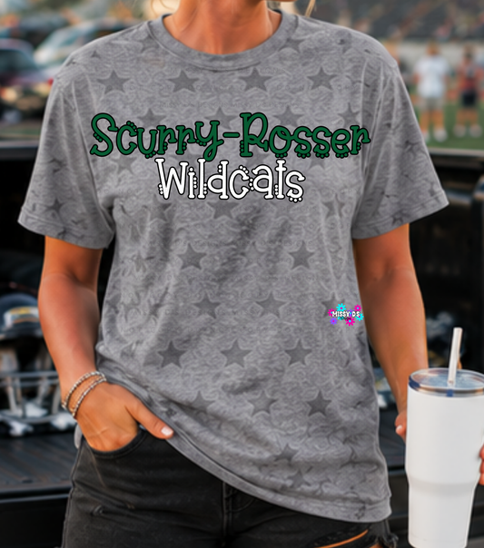Dotted Mascot Scurry-Rosser Wildcats