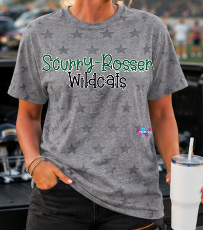 Dotted Mascot Scurry Rosser Wildcats Version 2