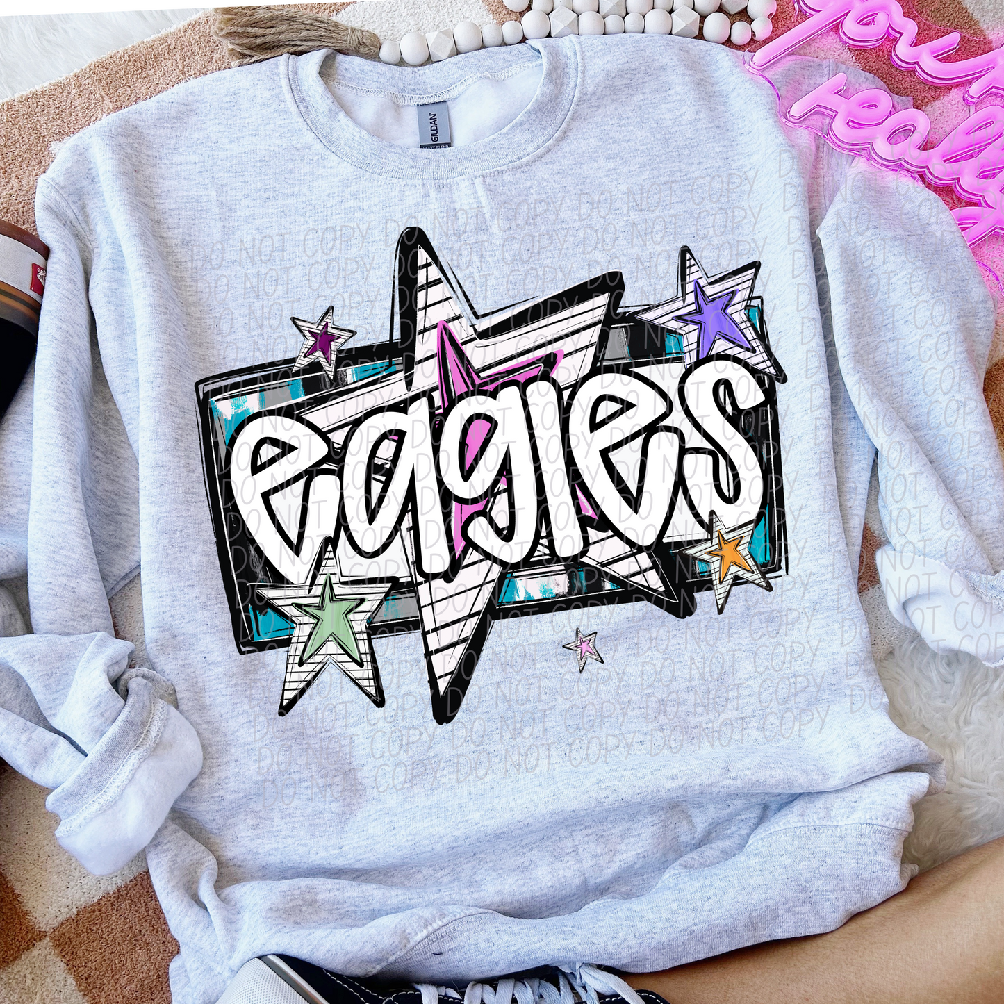 Bright Stars Mascot SHIRT Multiple Mascots to Choose from