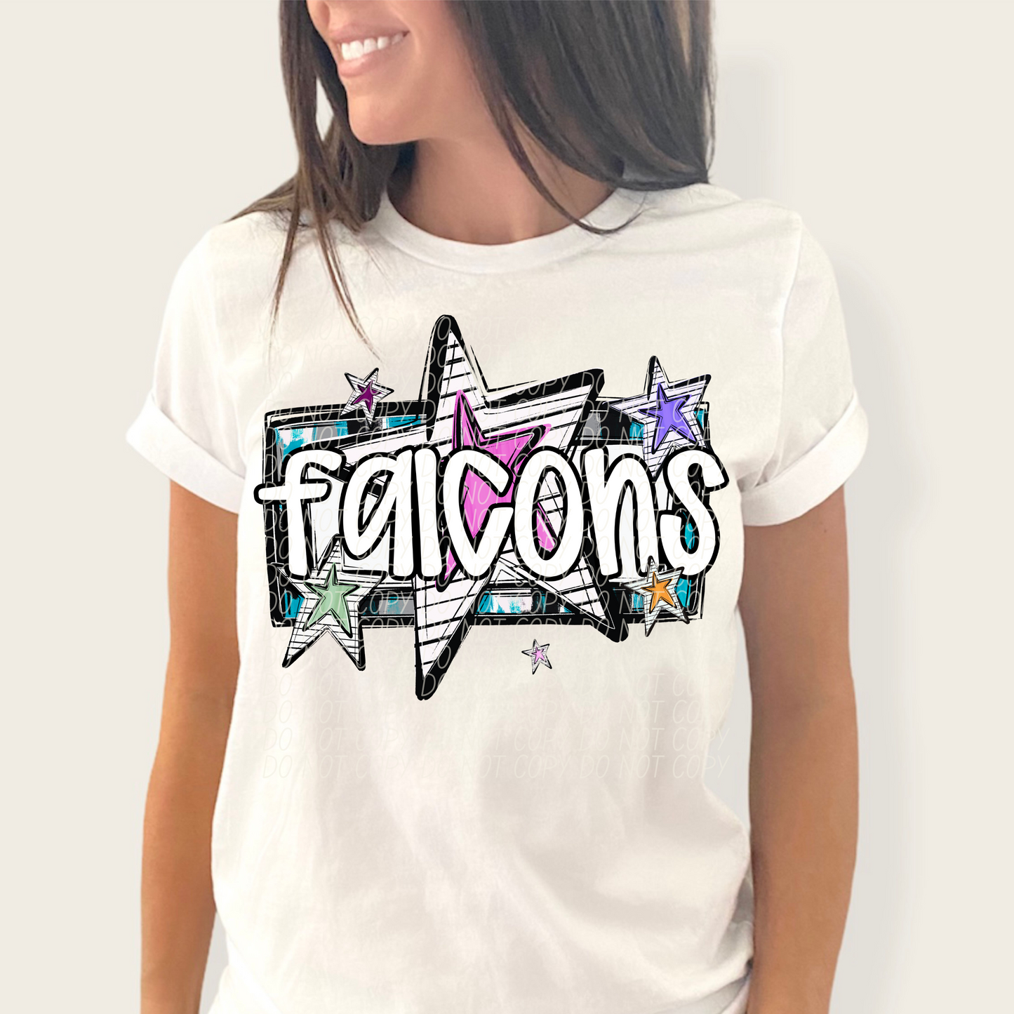 Bright Stars Mascot SHIRT Multiple Mascots to Choose from