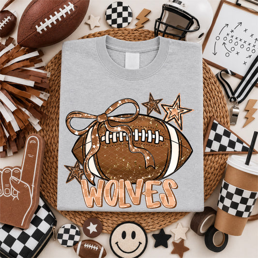 Wolves Football Mascot Sweatshirt