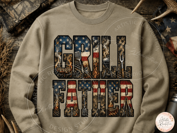 Grill Father Flag