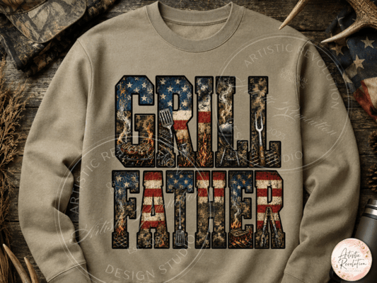 Grill Father Flag