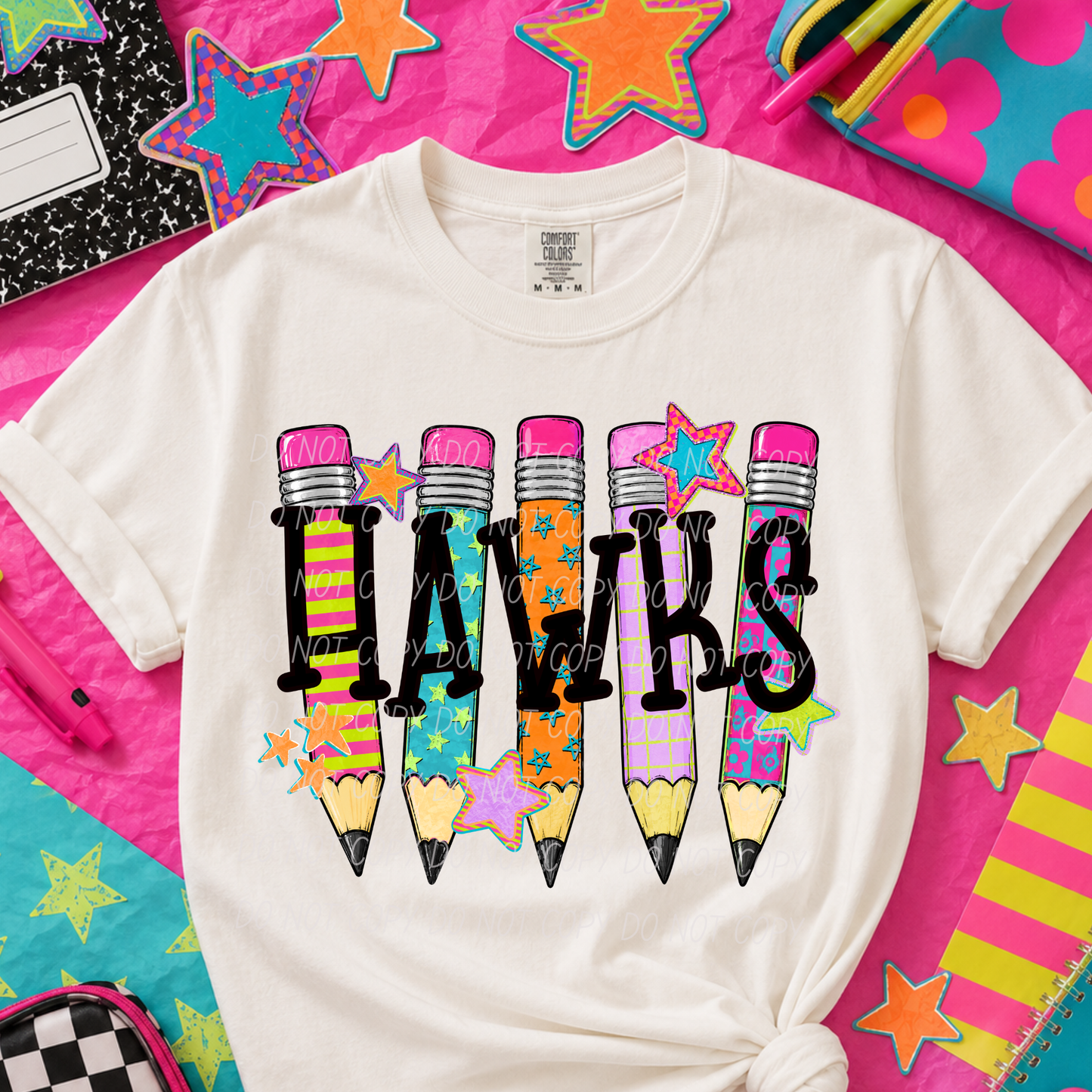Hawks Colorful Pencils Sweatshirt