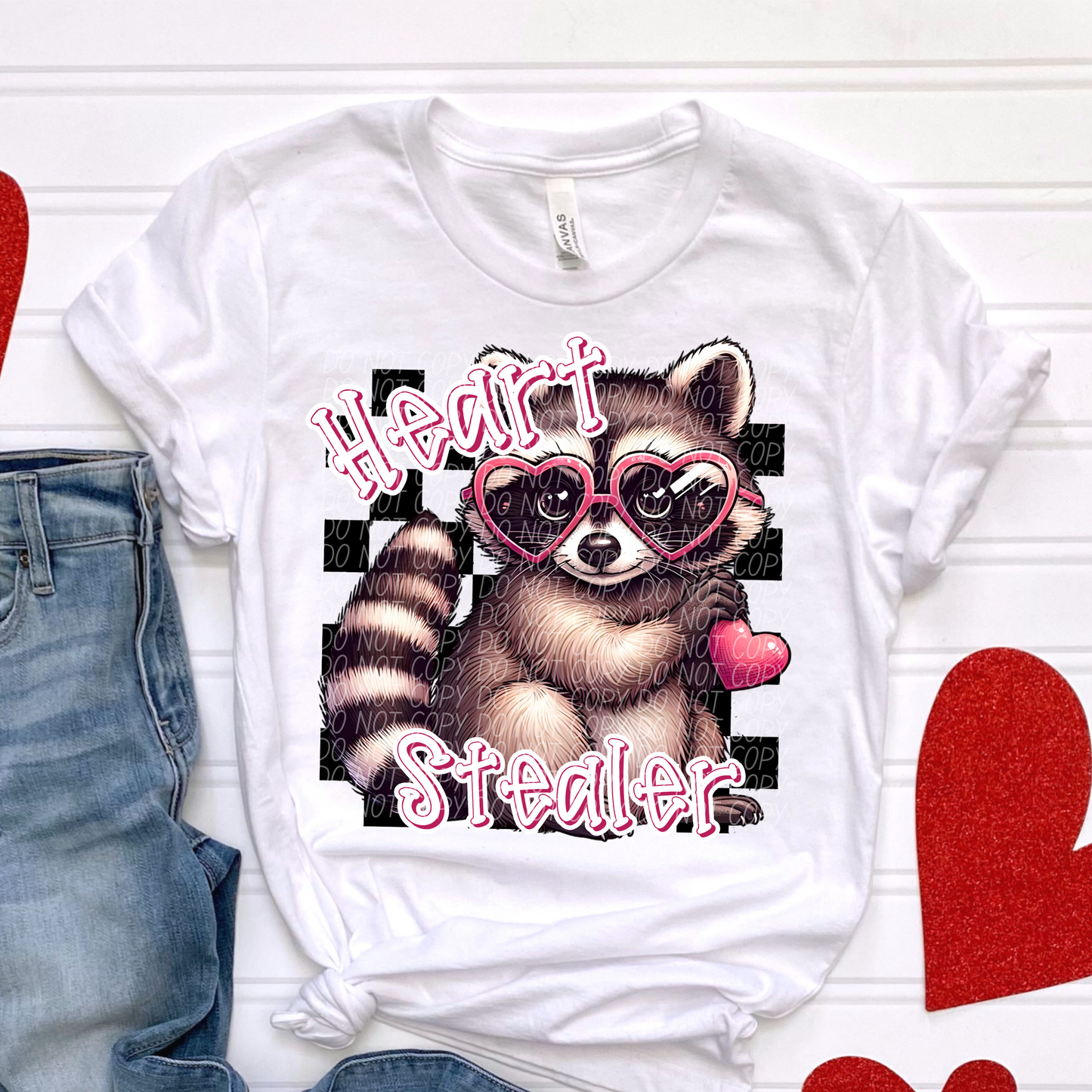 Heart Stealer Racoon Valentine SHIRT