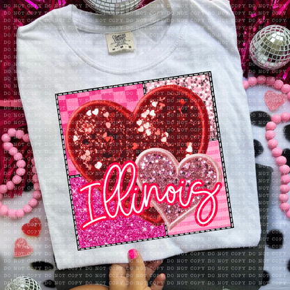 Valentine State DTF Transfer All 50 states available!