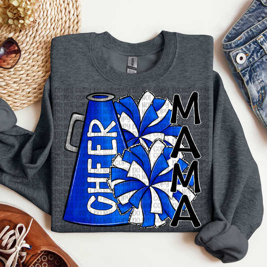 Cheer Mama Megaphone Blue SHIRT