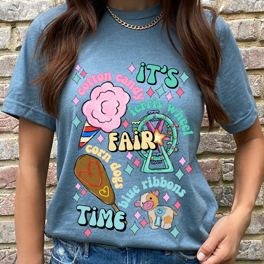 It's Fair Time Ferris Wheel Cotton Candy SHIRT