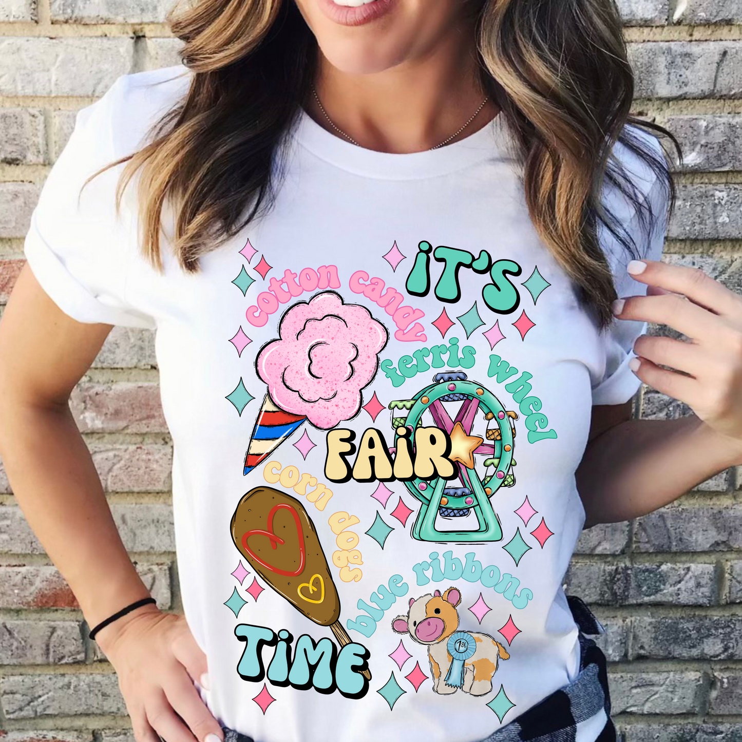 It's Fair Time Ferris Wheel Cotton Candy SHIRT