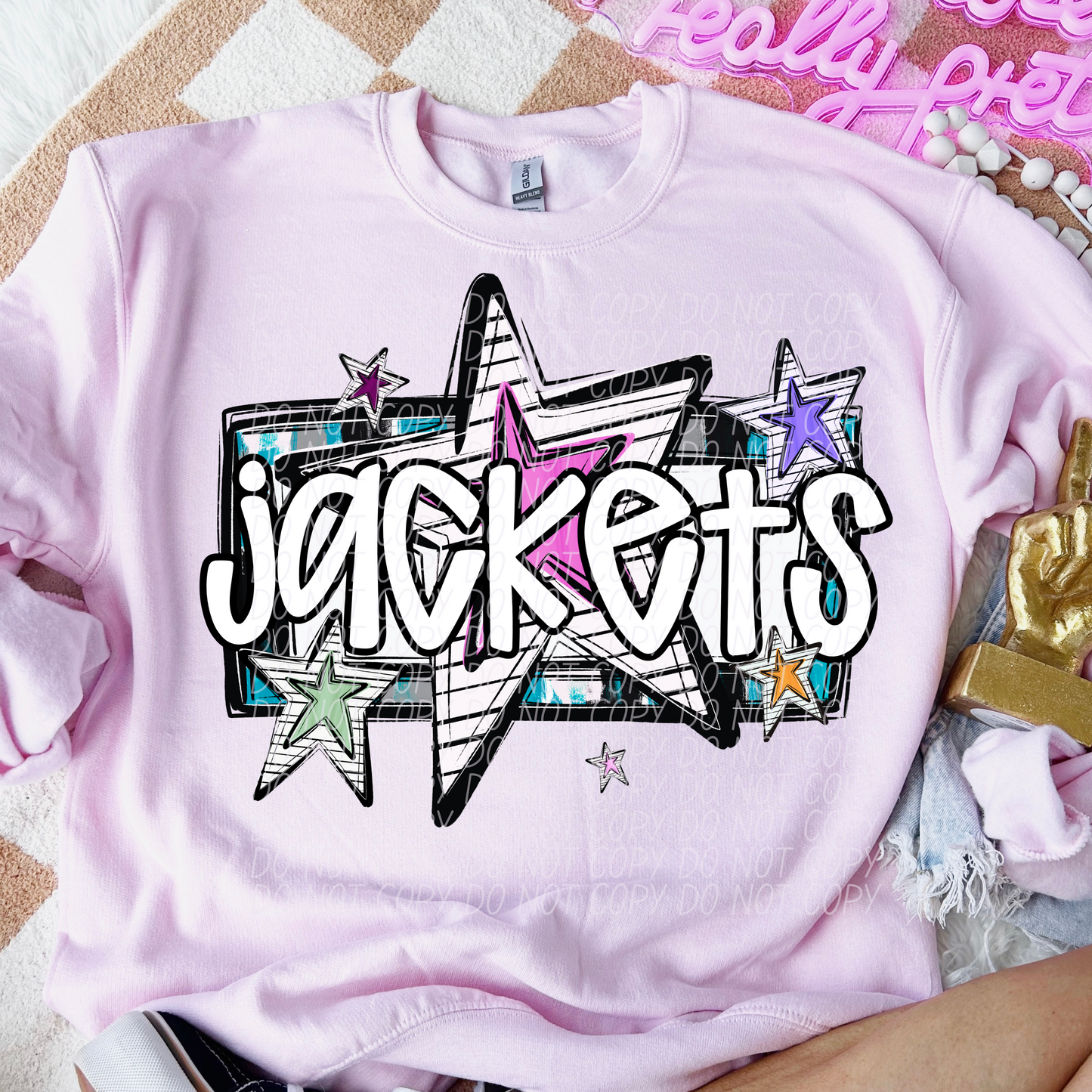 Bright Stars Mascot SHIRT Multiple Mascots to Choose from
