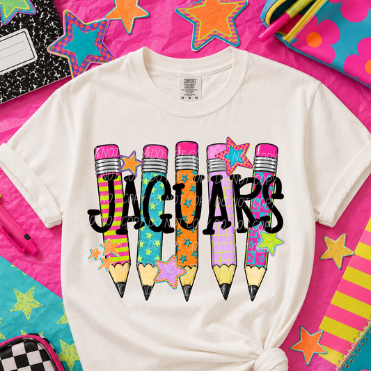 Jaguars Colorful Pencils Sweatshirt