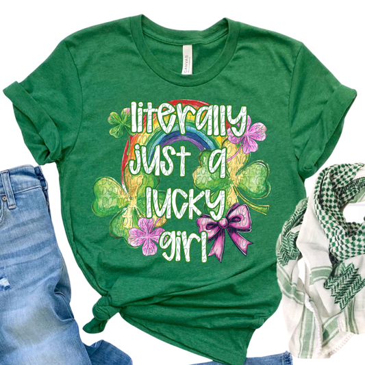 Literally Just a Girl Clover 2 SHIRT