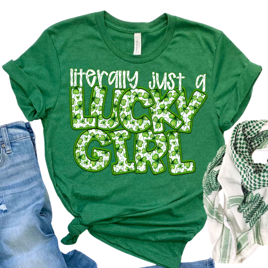 Literally Just a Girl Clover SHIRT