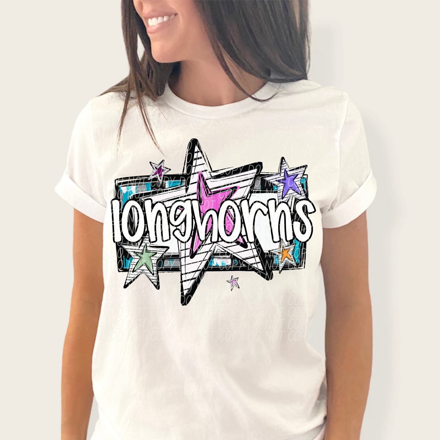 Bright Stars Mascot SHIRT Multiple Mascots to Choose from