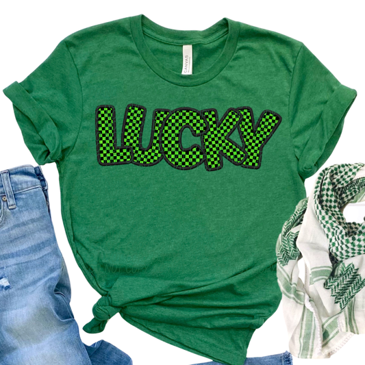 Lucky Neon Checkered SHIRT