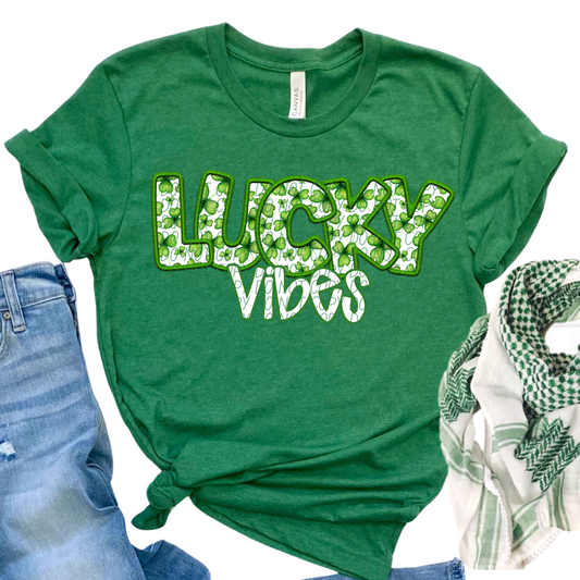 Lucky Vibes Clover SHIRT