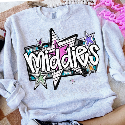 Bright Stars Mascot SHIRT Multiple Mascots to Choose from