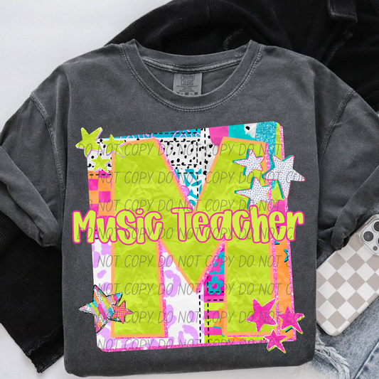 Music Teacher Crewneck Sweatshirt