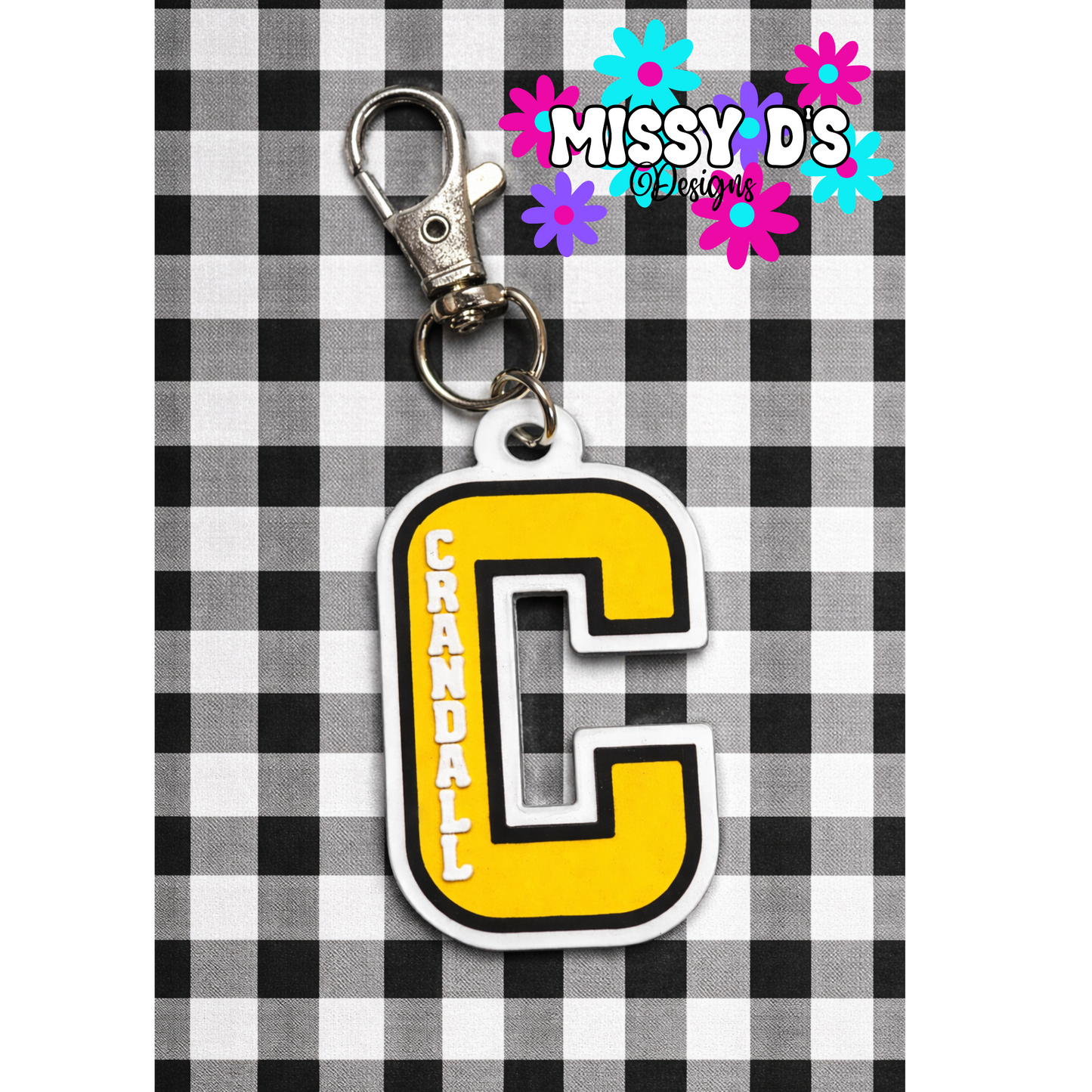 3D Crandall C Keychain/Bag Clip