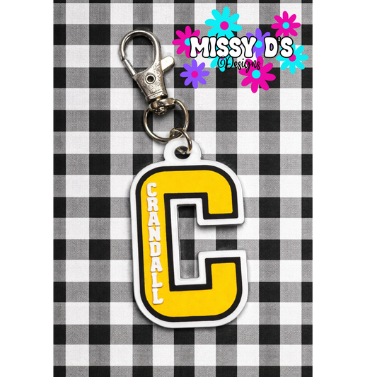3D Crandall C Keychain/Bag Clip