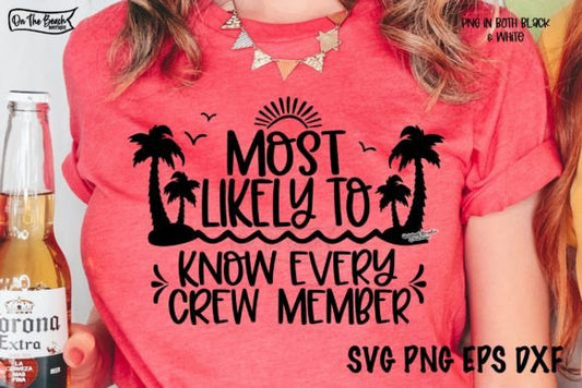 Cruise Most Likely to Know all of the Crewmembers SHIRT
