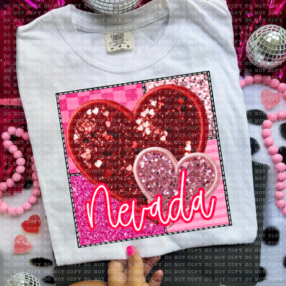 Valentine State DTF Transfer All 50 states available!