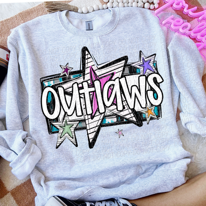 Bright Stars Mascot SHIRT Multiple Mascots to Choose from