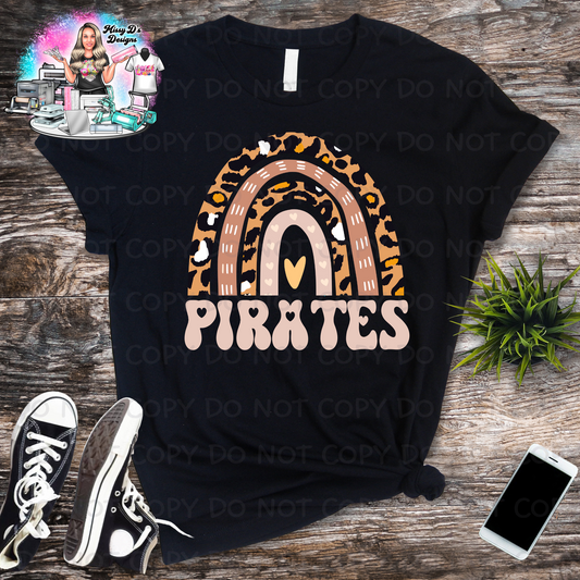 Pirates BOHO Neutral Rainbow Shirt