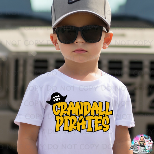 Crandall Pirates w/ Hat SHIRT