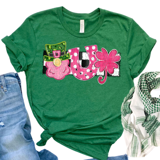 Pink St. Patrick's Day Design SHIRT