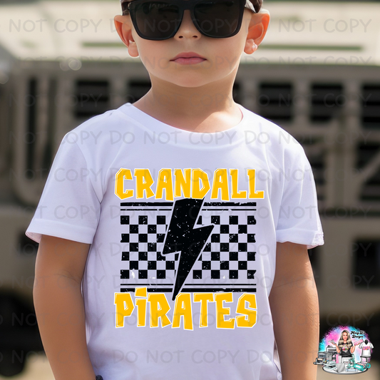 Checkered Crandall Pirates SHIRT