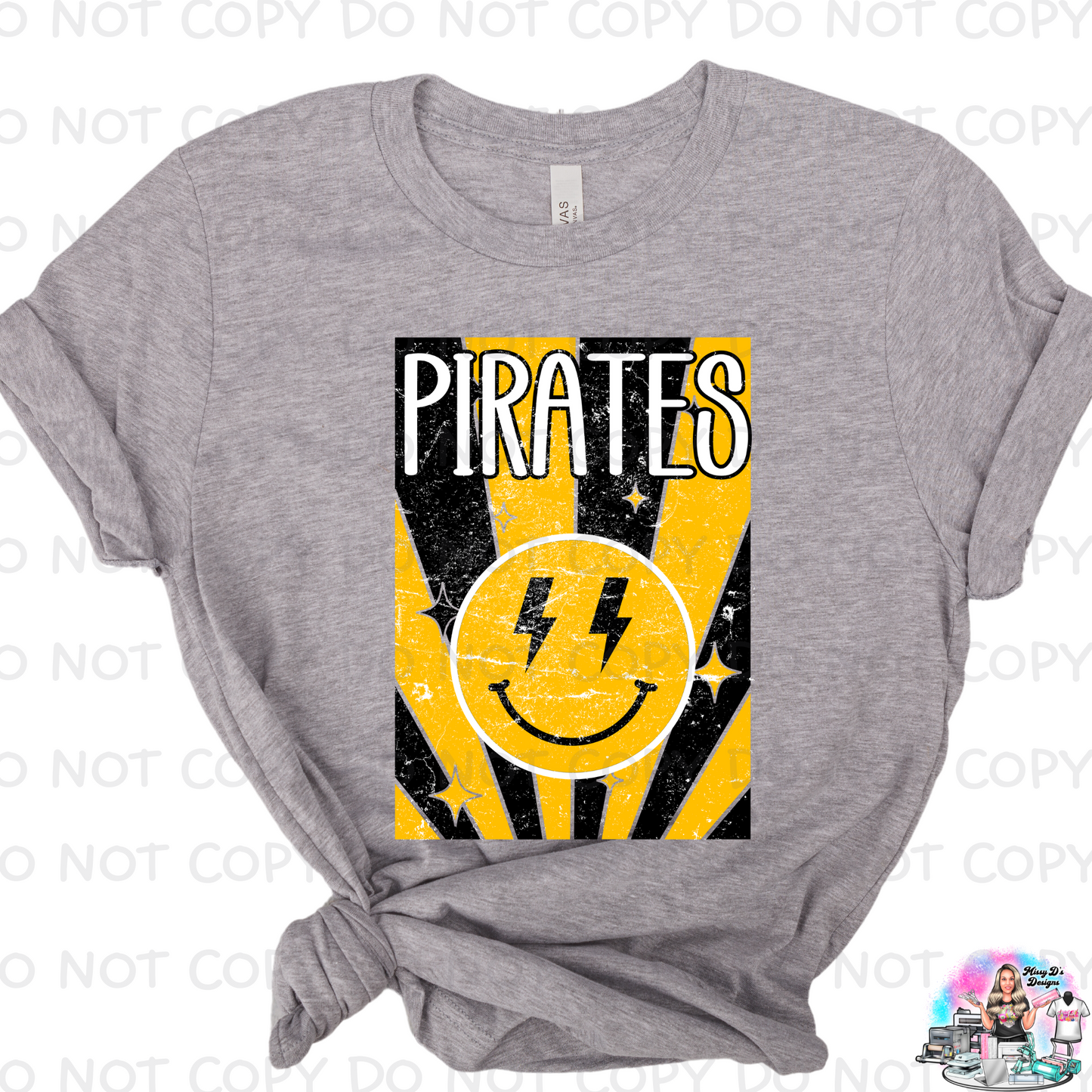 Pirate Smiley Sun Rays SHIRT