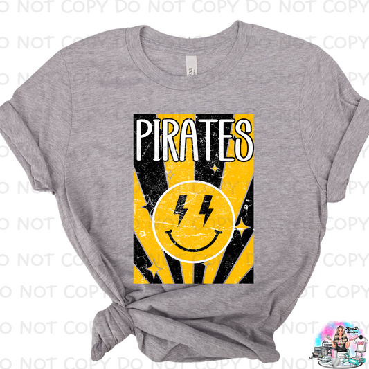 Pirate Smiley Sun Rays SHIRT