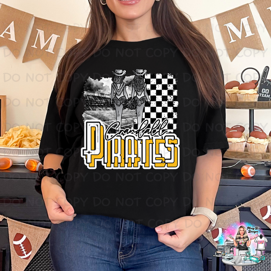 Crandall Pirates Drill Team Gold Dusters SHIRT