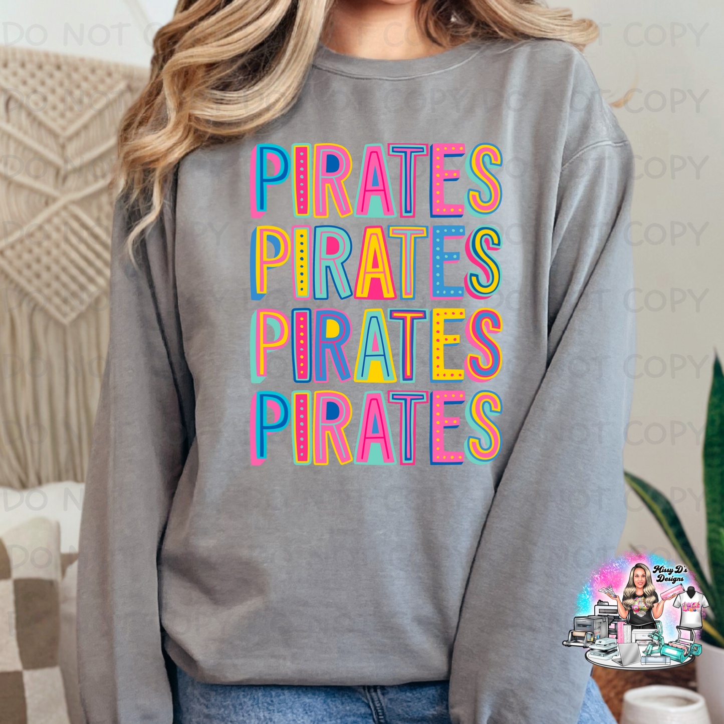 Colorful Stacked Pirates SHIRT