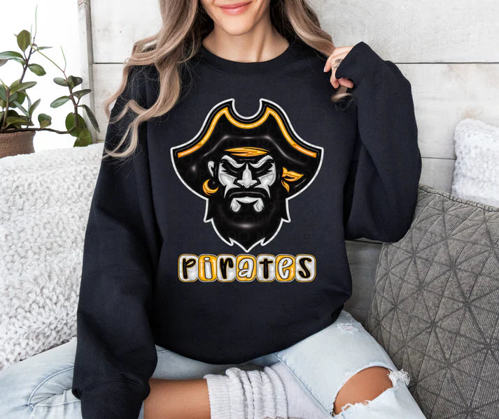 Inflated PIrate Head Pirates SHIRT