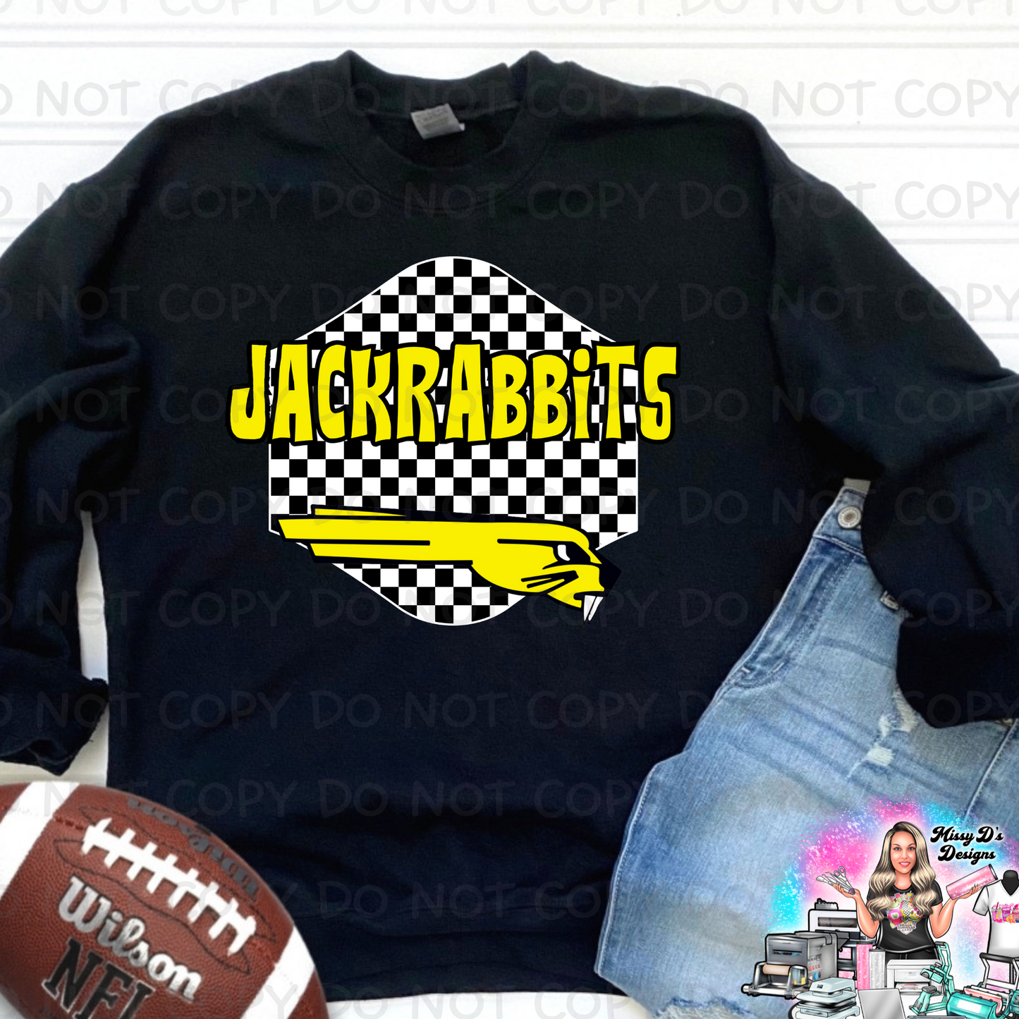 Forney Jackrabbits Checkered SHIRT
