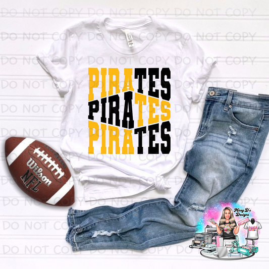 Pirates black/gold Up/Down SHIRT